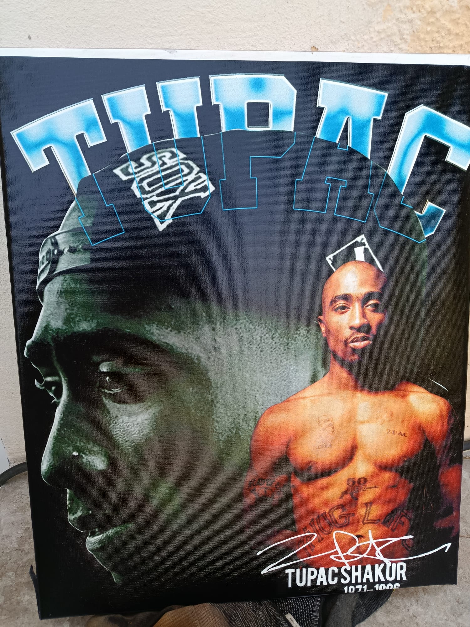 Tupac canvas